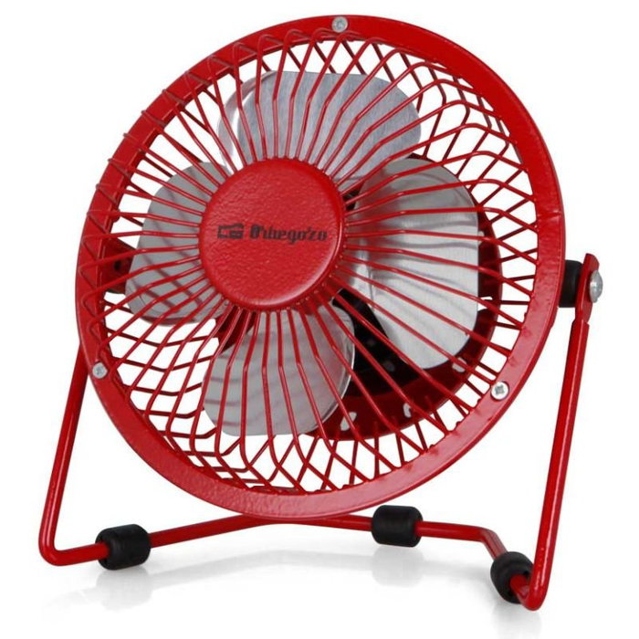 Orbegozo Mini Ventilador USB PW 1027 Rojo Orbegozo Mini Ventilador USB PW 1027 Rojo